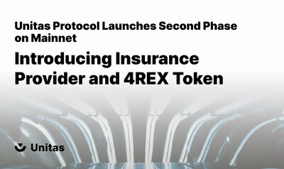 The second phase of Unitas Protocol is live on the mainnet, introducing Insurance Provider(IP) and 4REX Token.